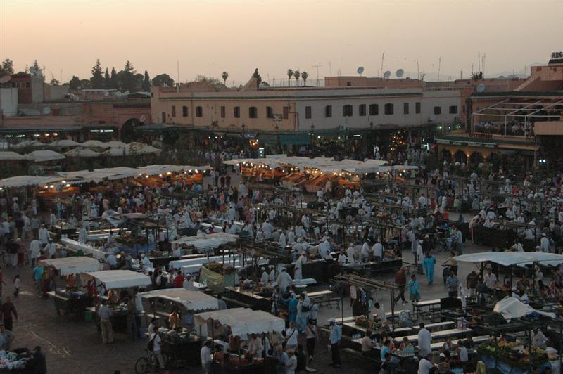 Marrakech - Plaza de Jemaa el Fna