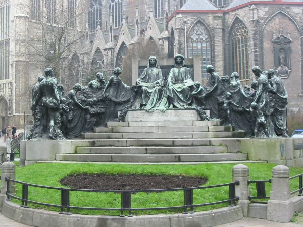 Gante - Monumento de los Hermanos van Eyck