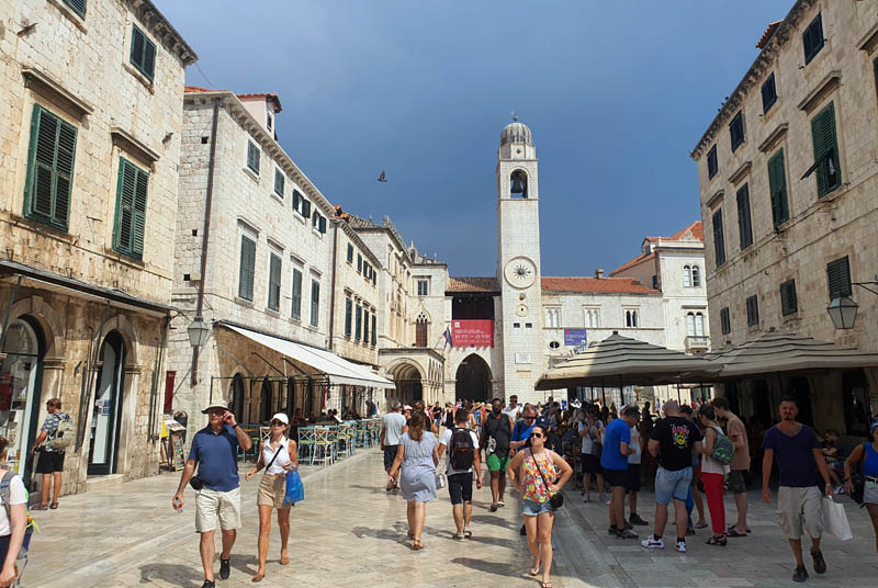 Dubrovnik - Stradun and Bell Tower
