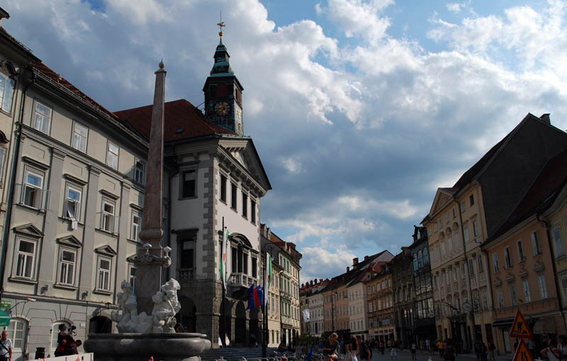 Ljubliana -  - Rotovž/Ayuntamiento