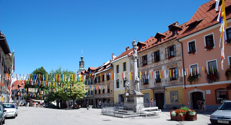 Skofja Loka - Mestni Trg square