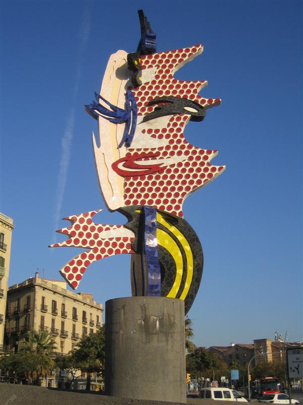 Barcelona Head by Roy Lichtenstein