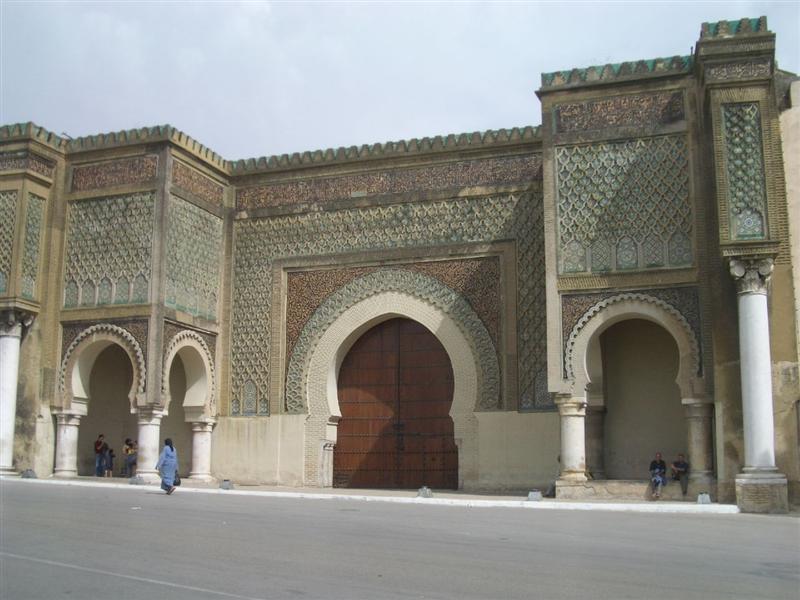 Meknes - Bab El Mansur door