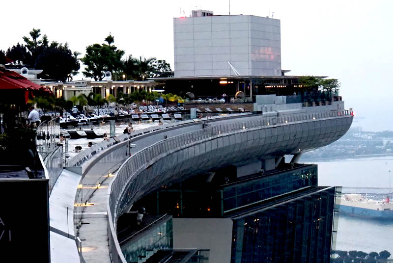 Piscina infinita del Marina Bay Sands