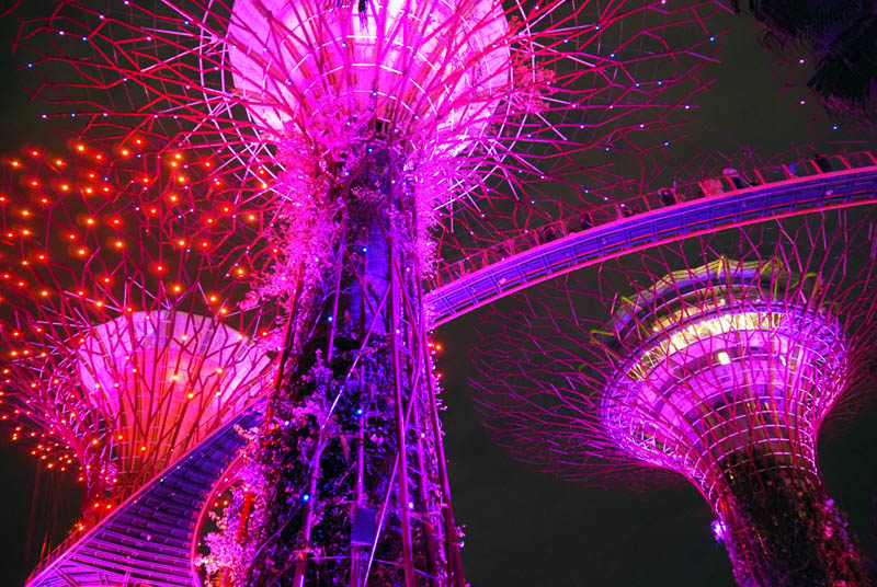 Singapur - Supertrees
