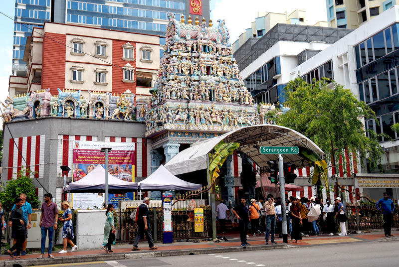 Singapur - Templo de Sri Veeramakaliamman
